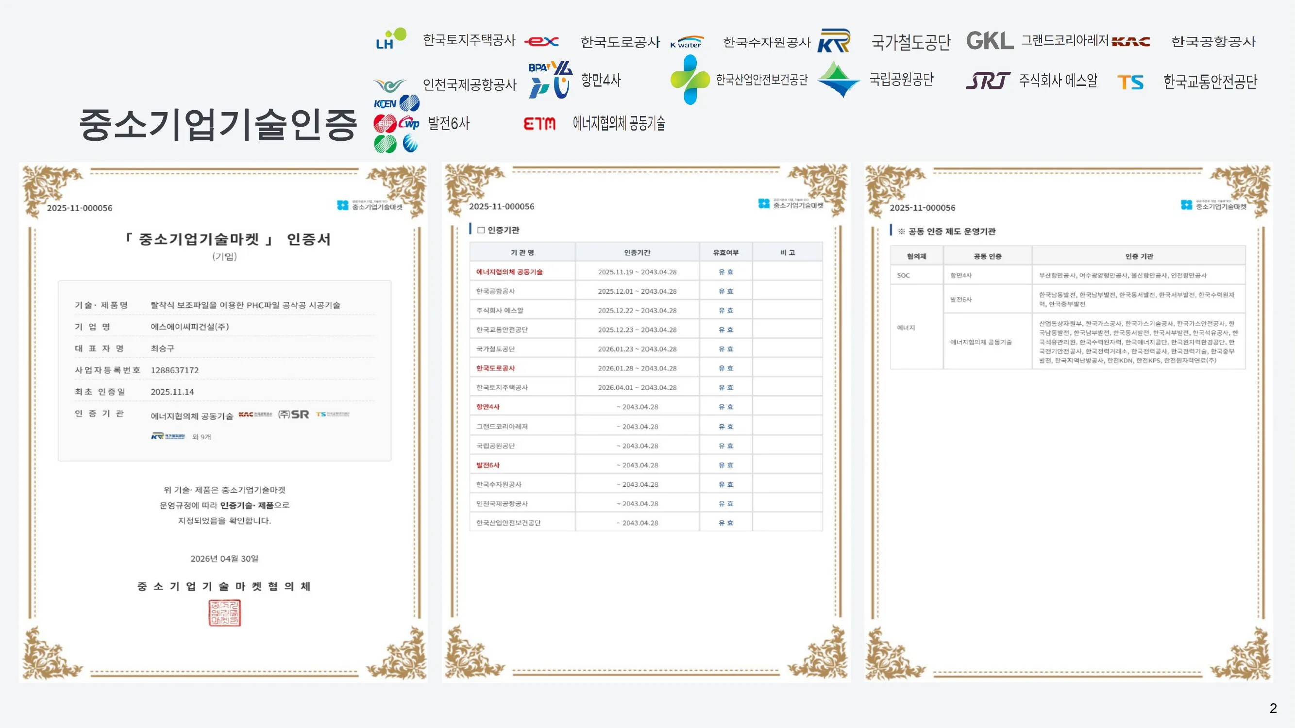 중소기업기술마켓 인증